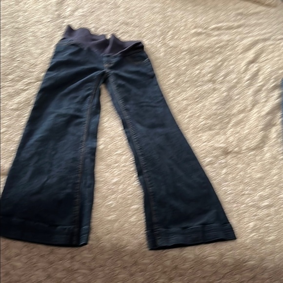 Pants - Stylish Maternity dark wash jeans